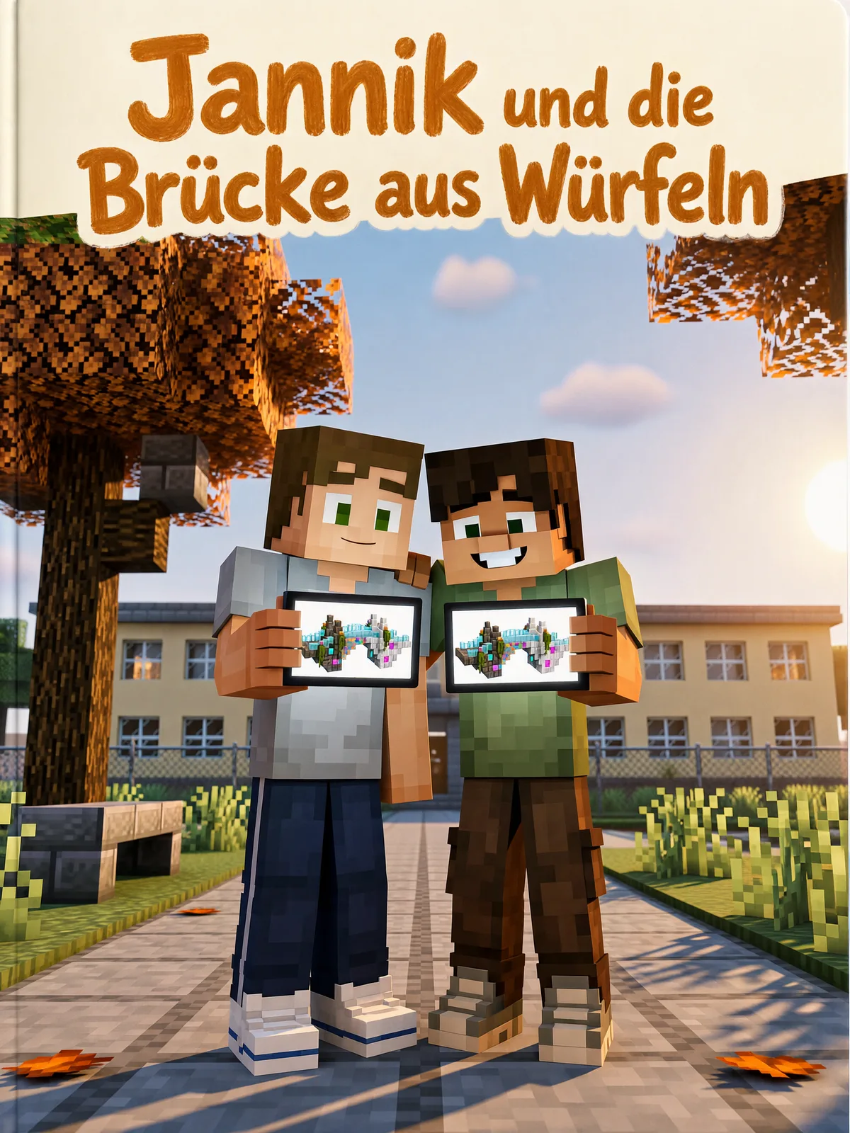 Cover von „Jannik und die Brücke aus Würfeln“