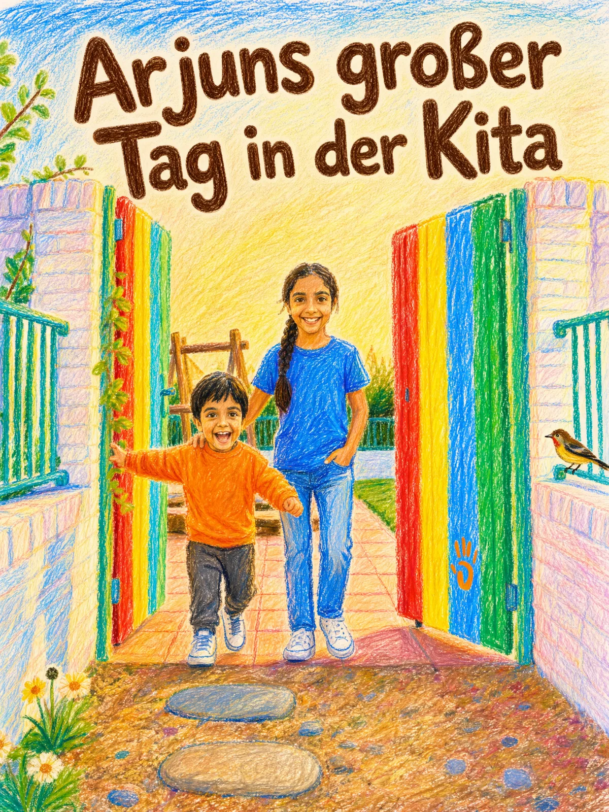 Cover von „Arjuns großer Tag in der Kita“