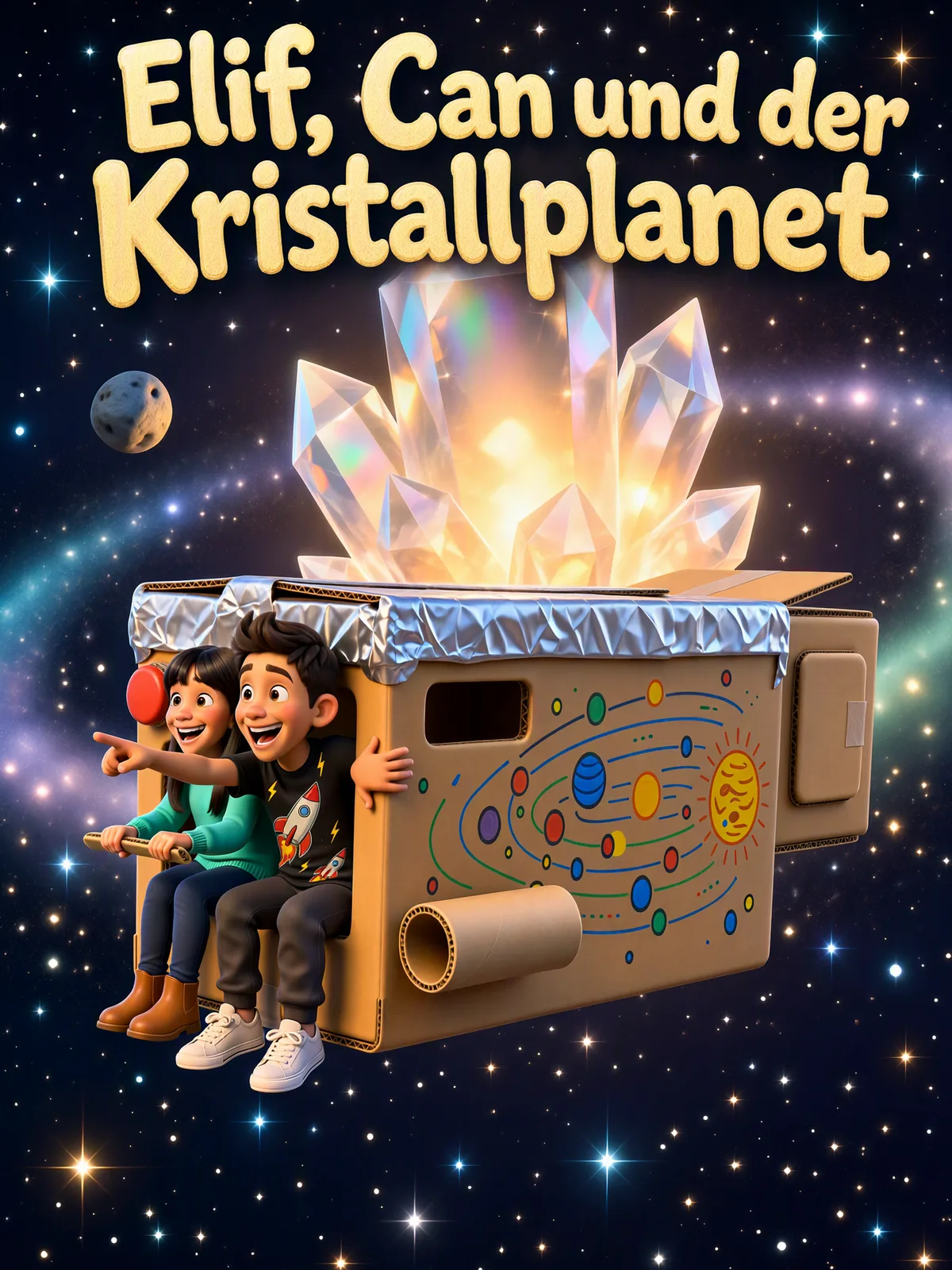 Cover von „Elif, Can und der Kristallplanet“