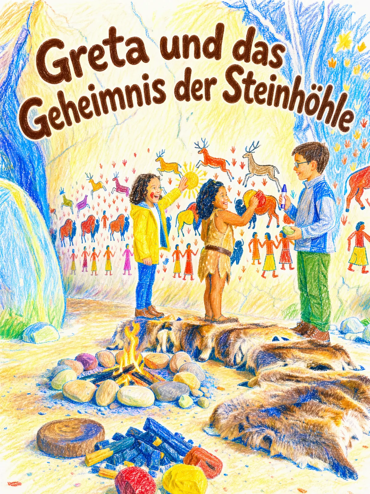 Cover von „Greta und das Geheimnis der Steinhöhle“