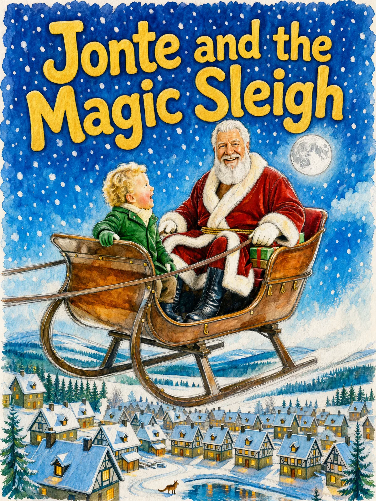 Cover of “Jonte and the Magic Sleigh”