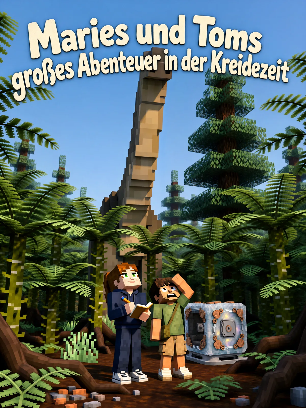 Cover von „Maries und Toms großes Abenteuer in der Kreidezeit“