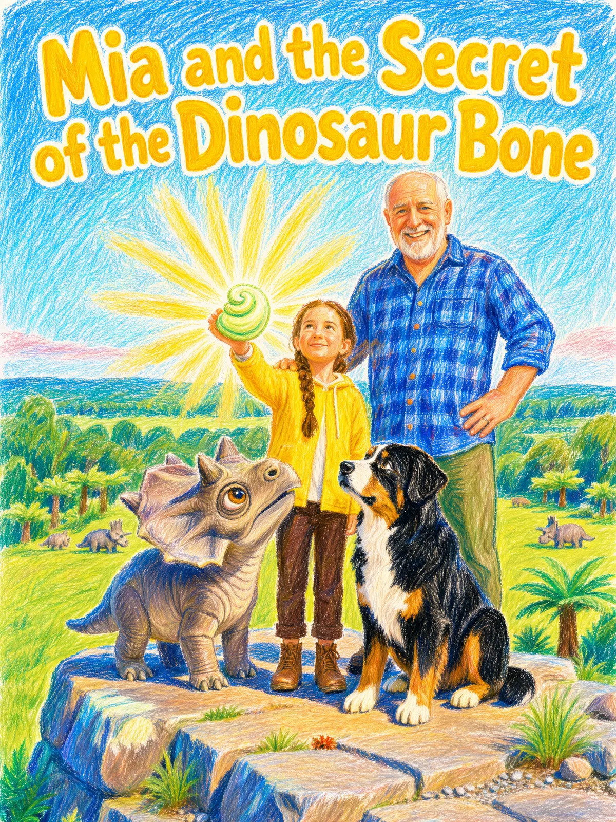 Cover of “Mia and the Secret of the Dinosaur Bone”