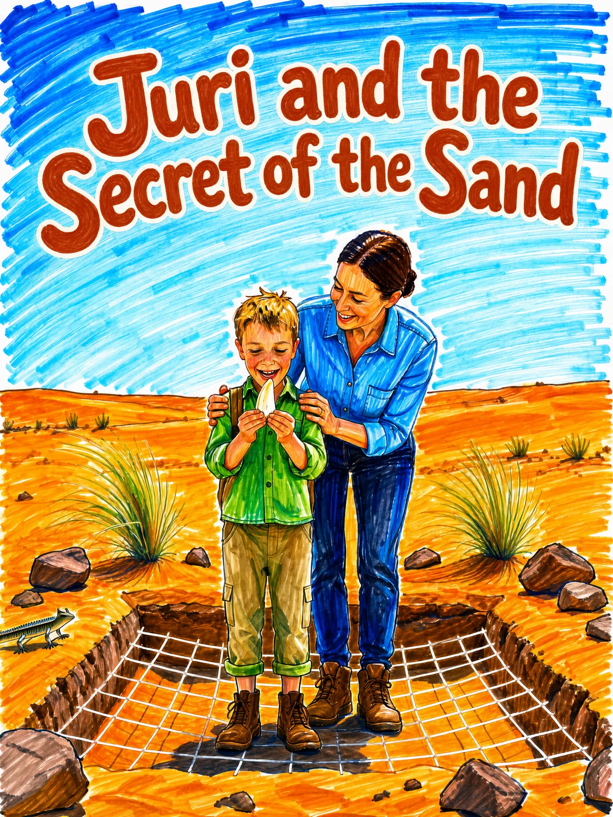 Cover of “Juri and the Secret of the Sand”
