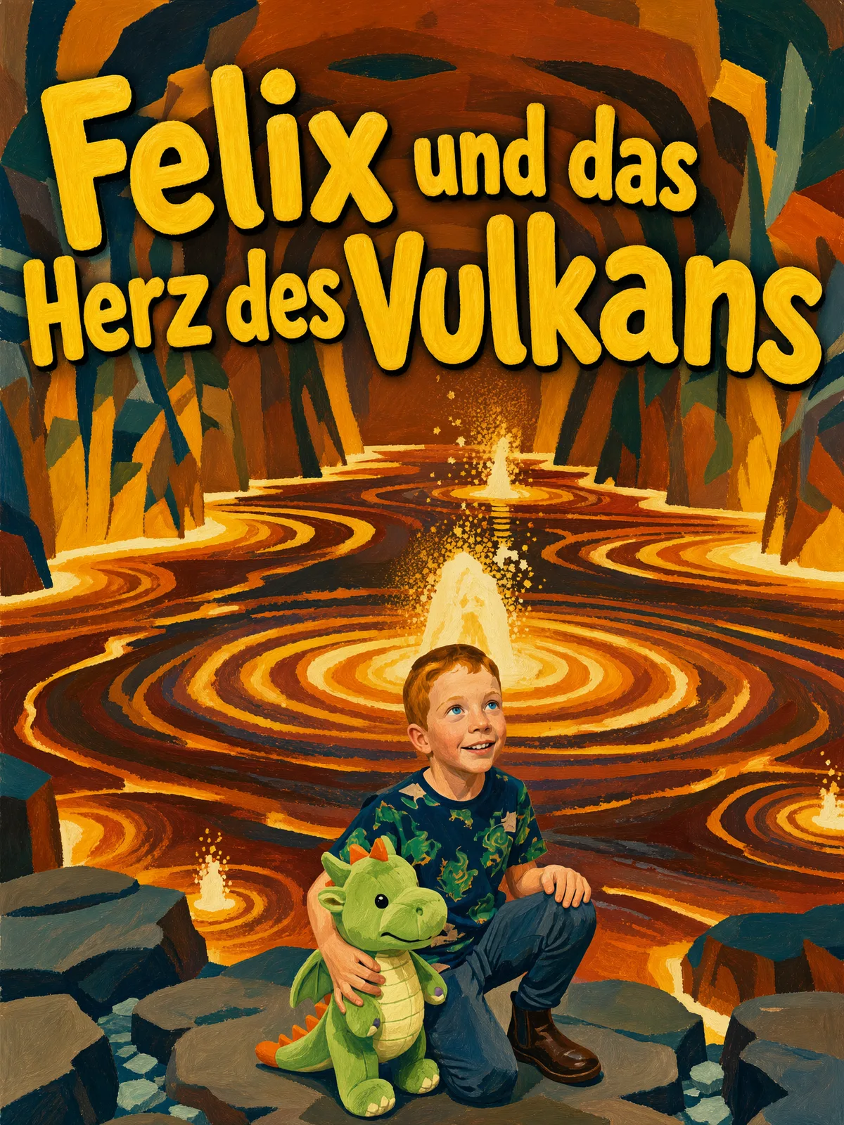 Cover von „Felix und das Herz des Vulkans“