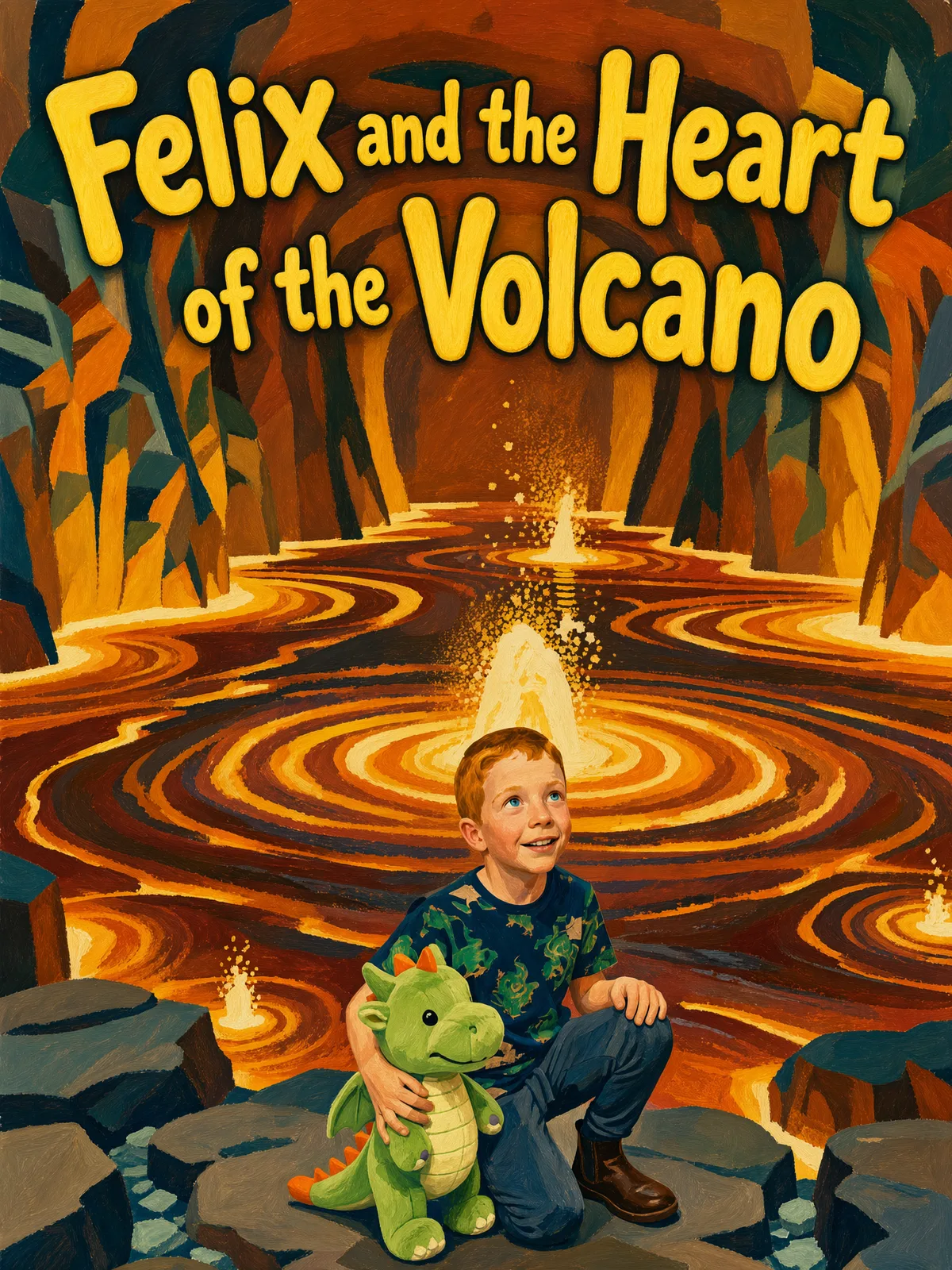 Cover of “Felix and the Heart of the Volcano”