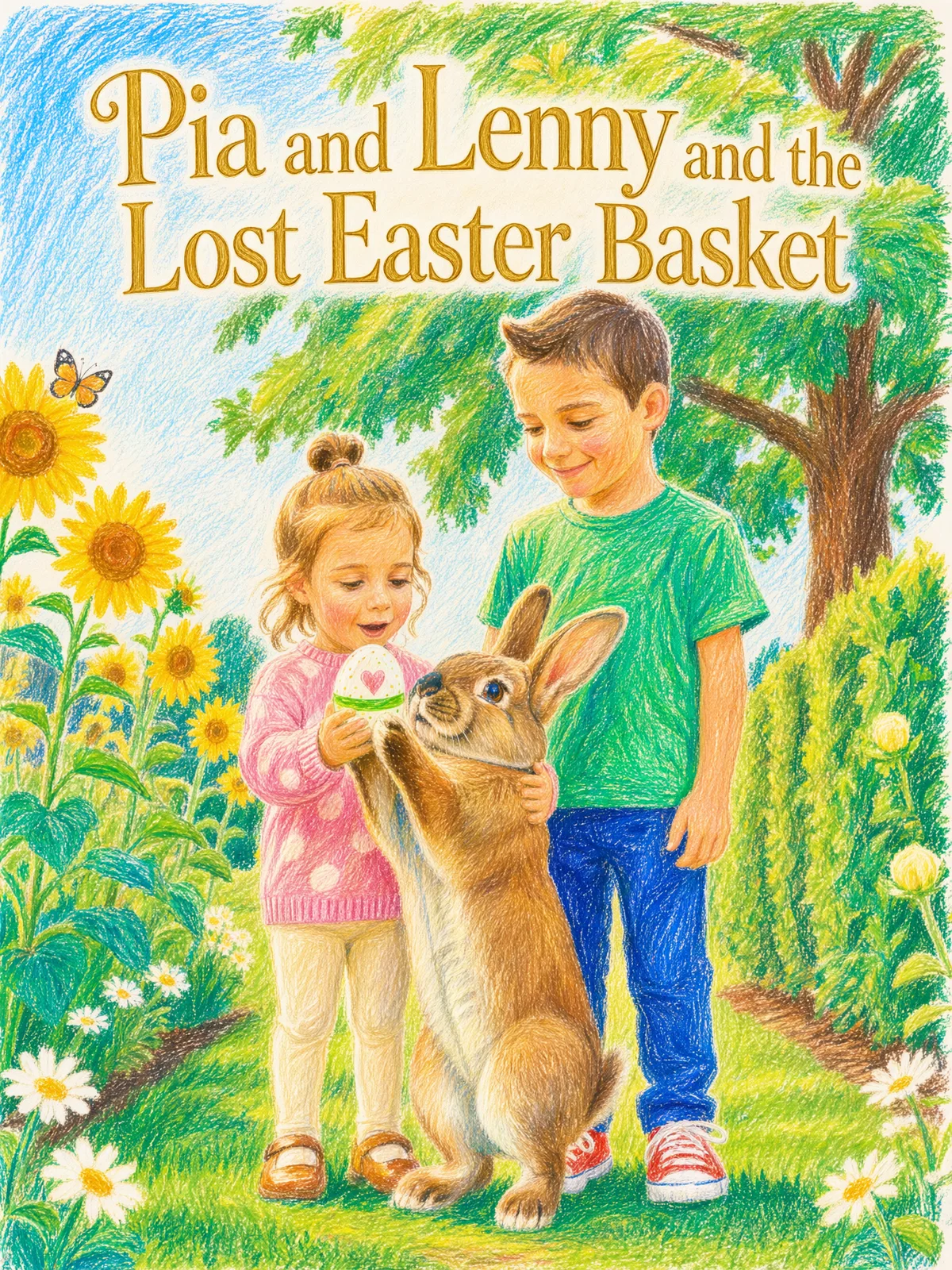 Cover of “Pia and Lenny and the Lost Easter Basket”