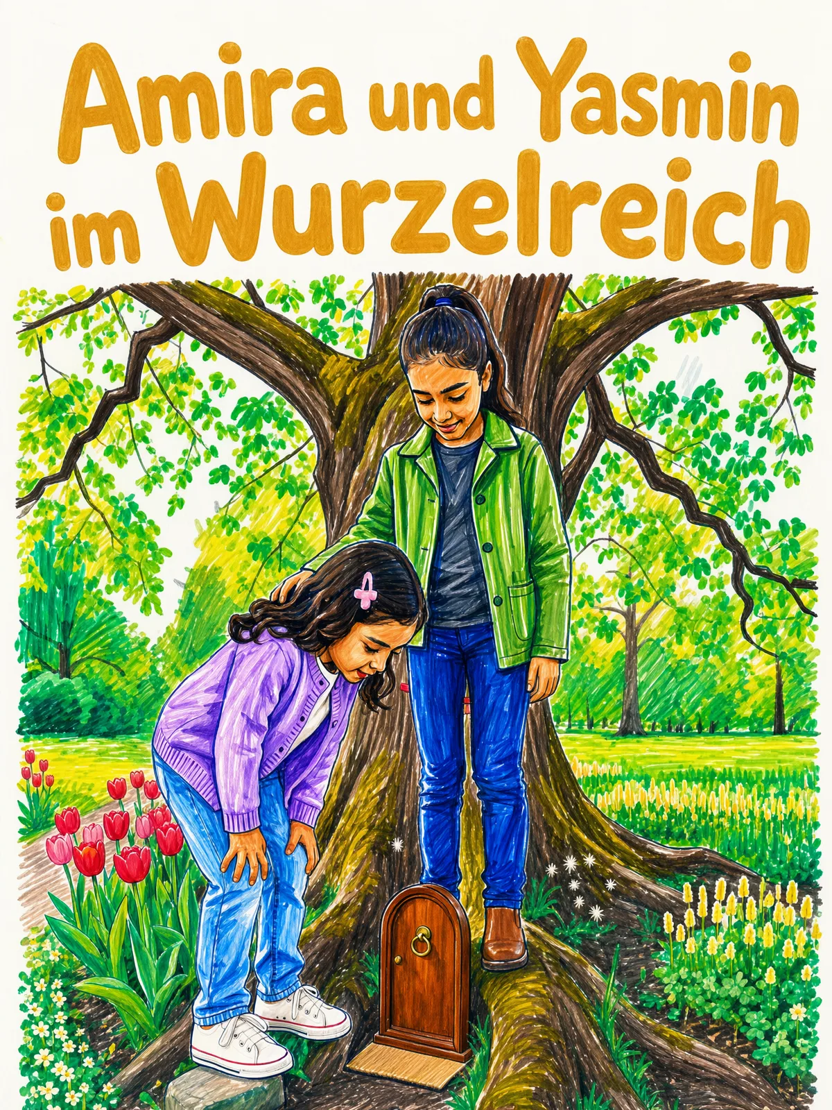 Cover von „Amira und Yasmin im Wurzelreich“
