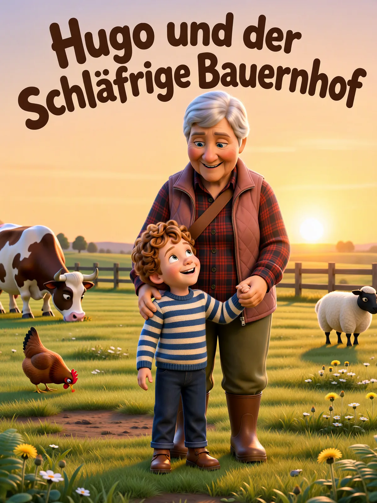 Cover von „Hugo und der schläfrige Bauernhof“