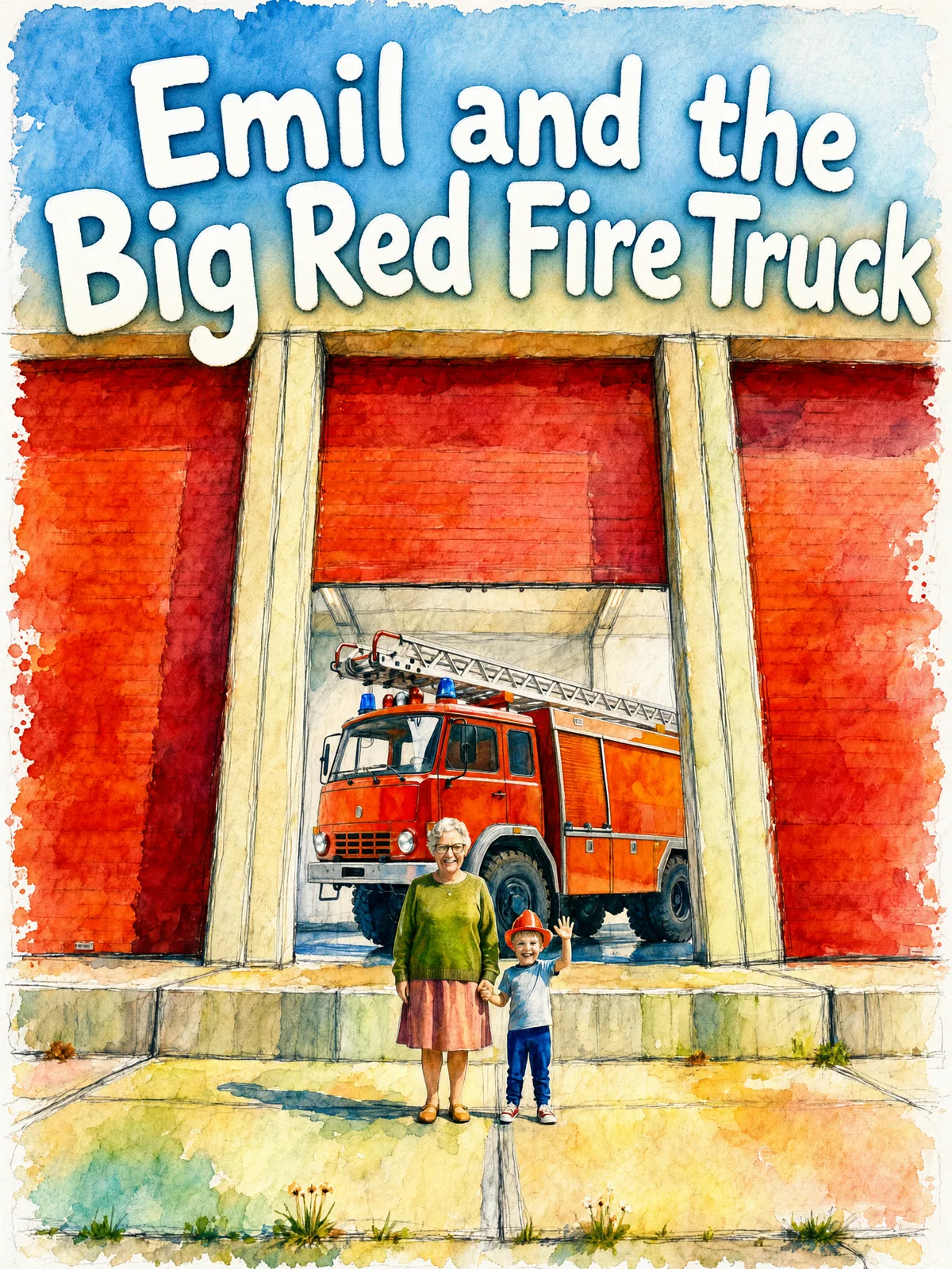 Cover of “Emil and the Big Red Fire Truck”
