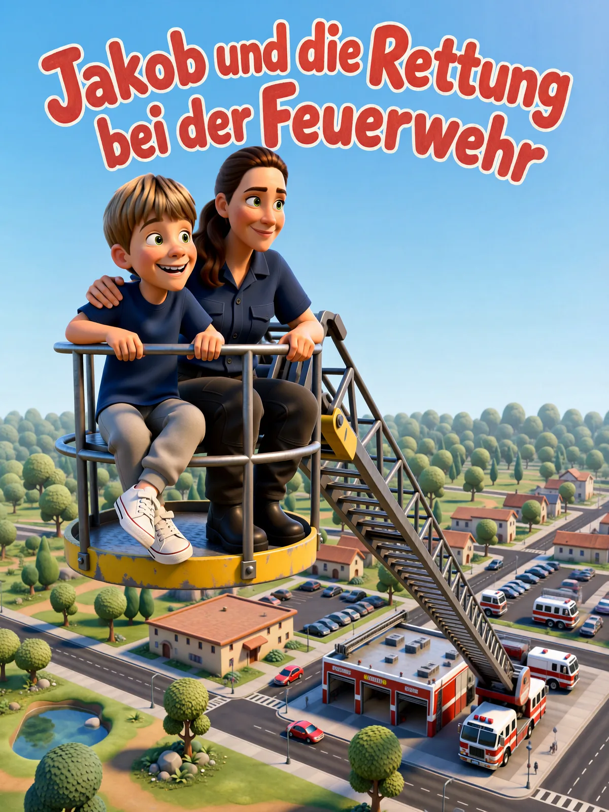 Cover von „Jakob und die Rettung bei der Feuerwehr“