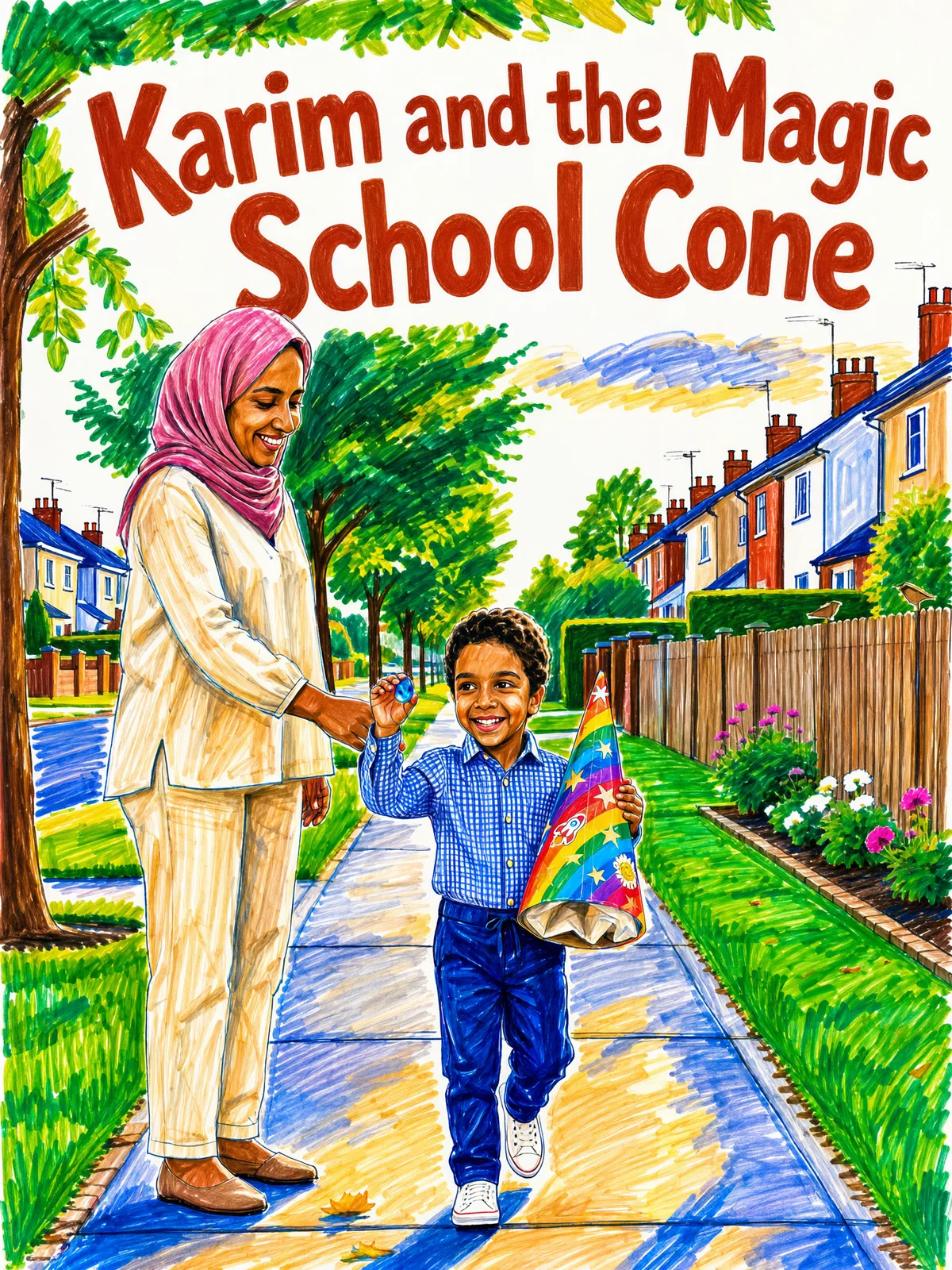 Cover of “Karim and the Magic School Cone”