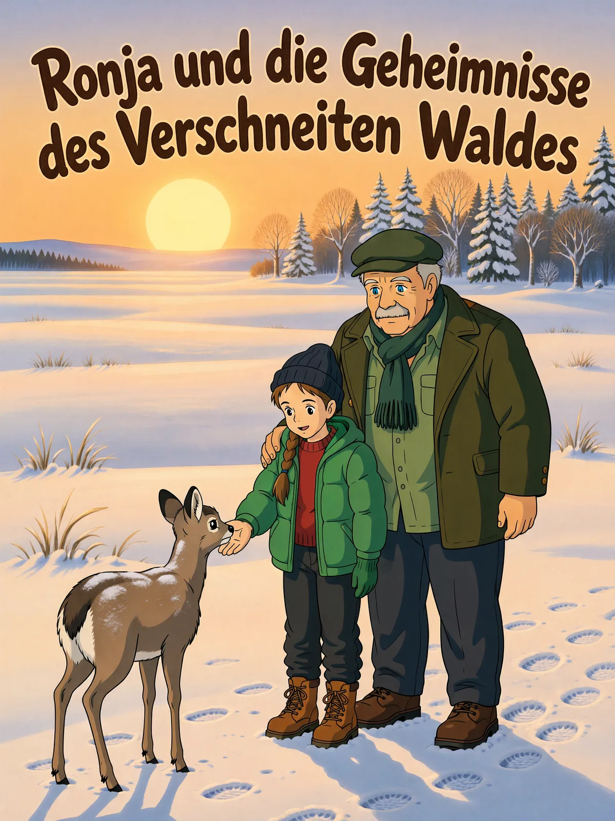 Cover von „Ronja und die Geheimnisse des verschneiten Waldes“