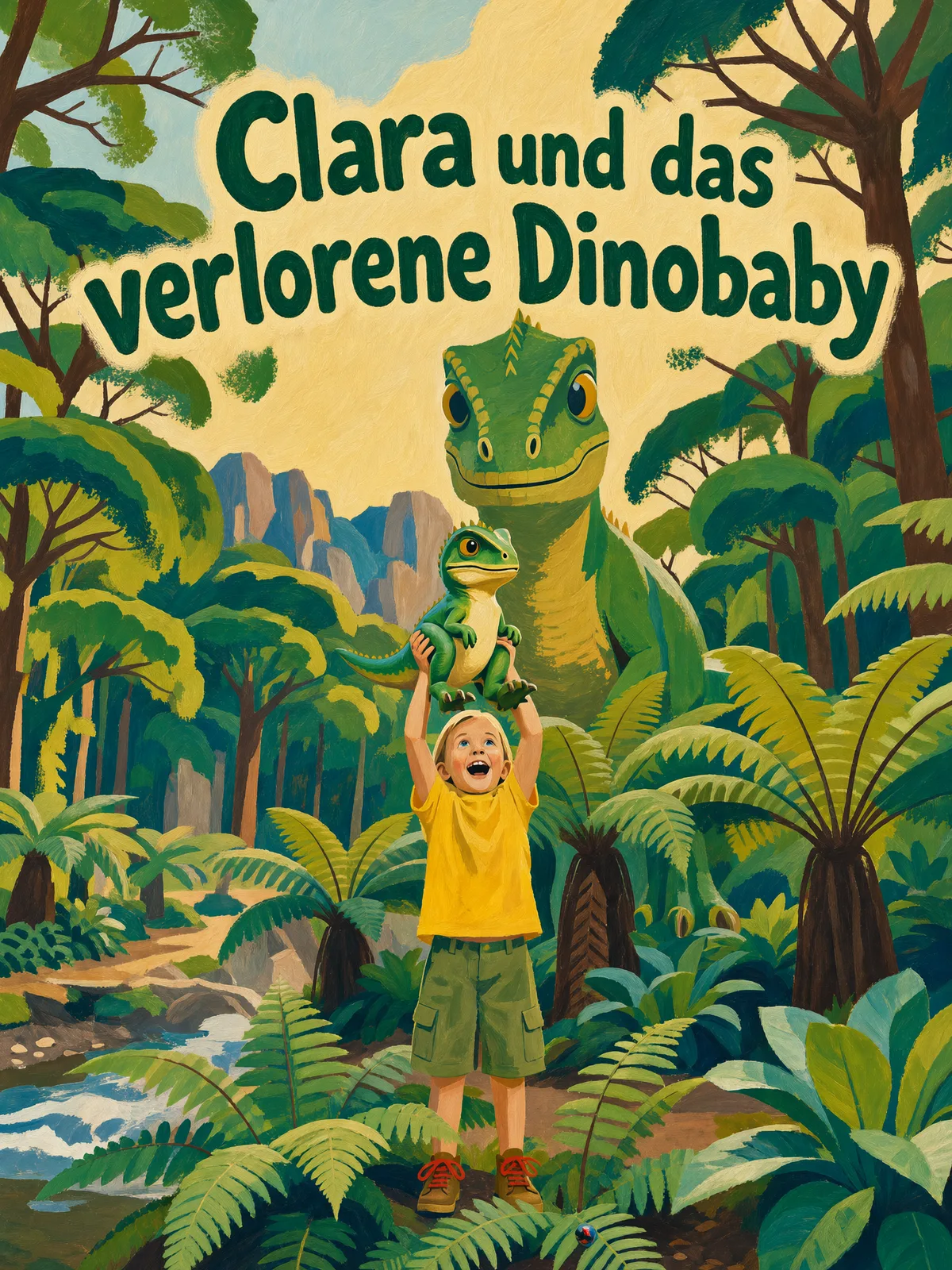 Cover von „Clara und das verlorene Dinobaby“