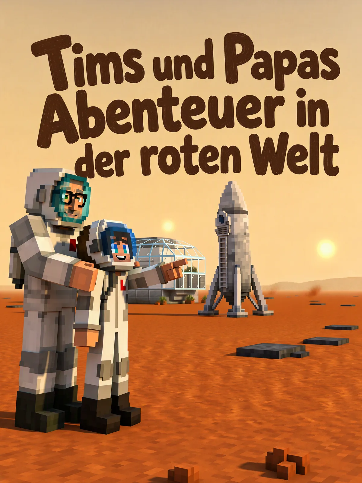 Cover von „Tims und Papas Abenteuer in der roten Welt“