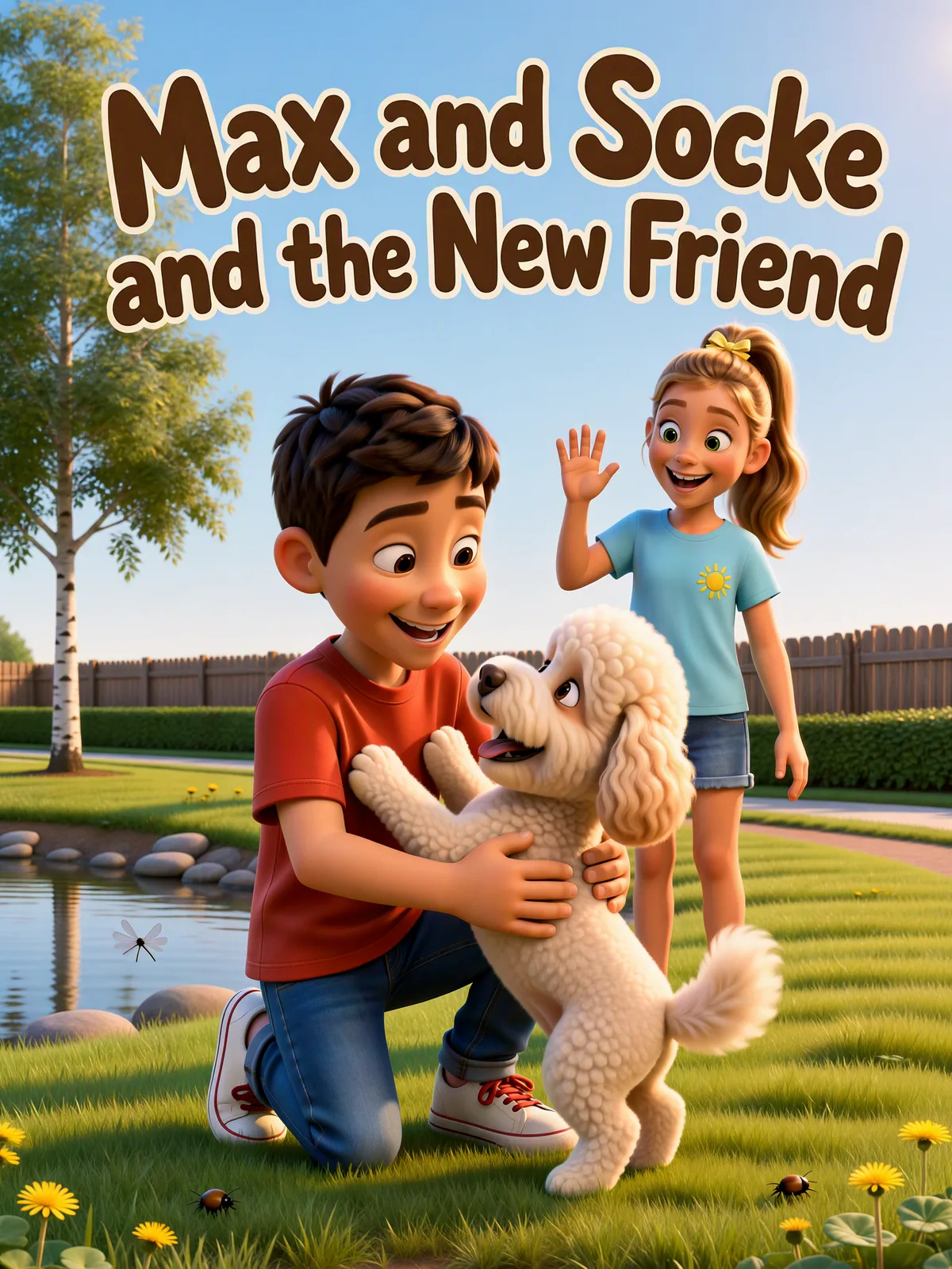 Cover of “Max and Socke and the New Friend”