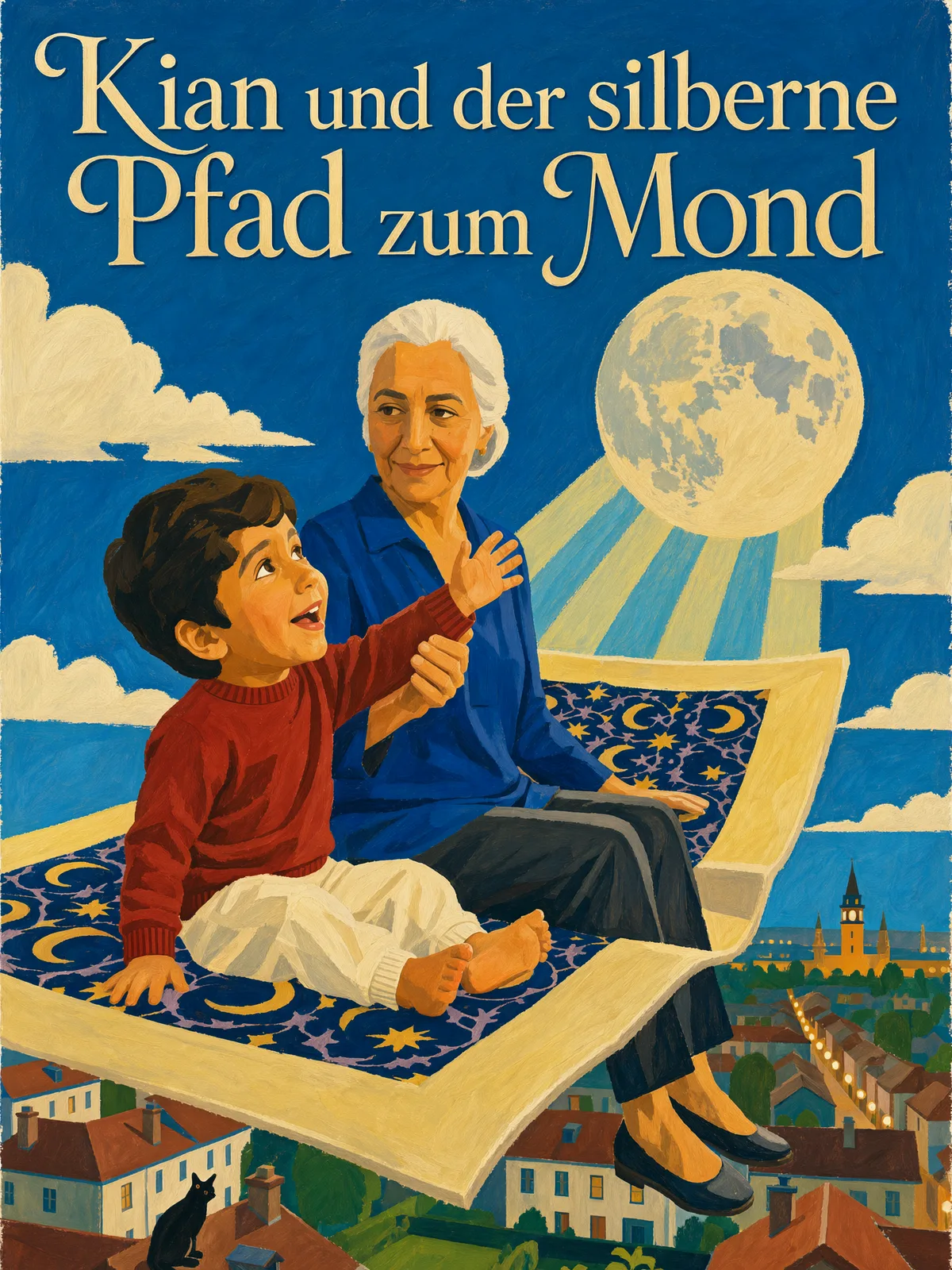 Cover von „Kian und der silberne Pfad zum Mond“