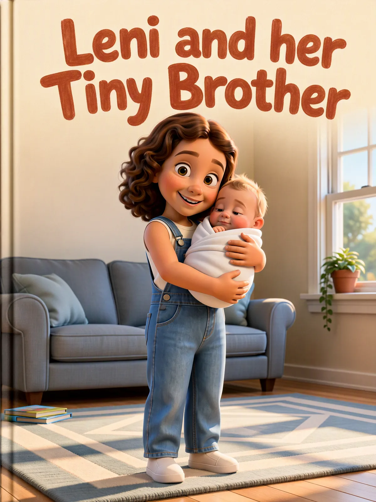 Cover of “Leni and her Tiny Brother”