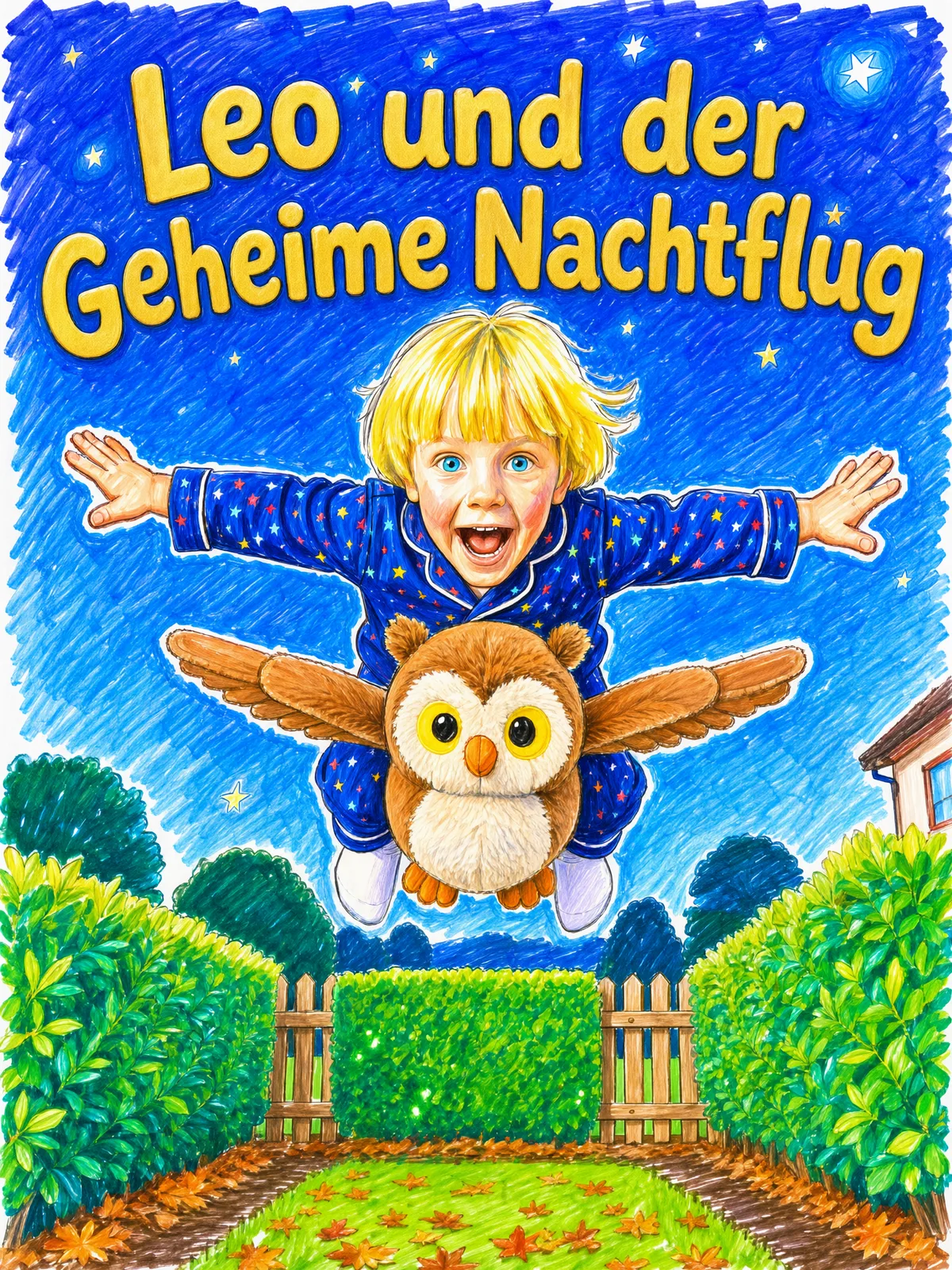 Cover von „Leo und der geheime Nachtflug“