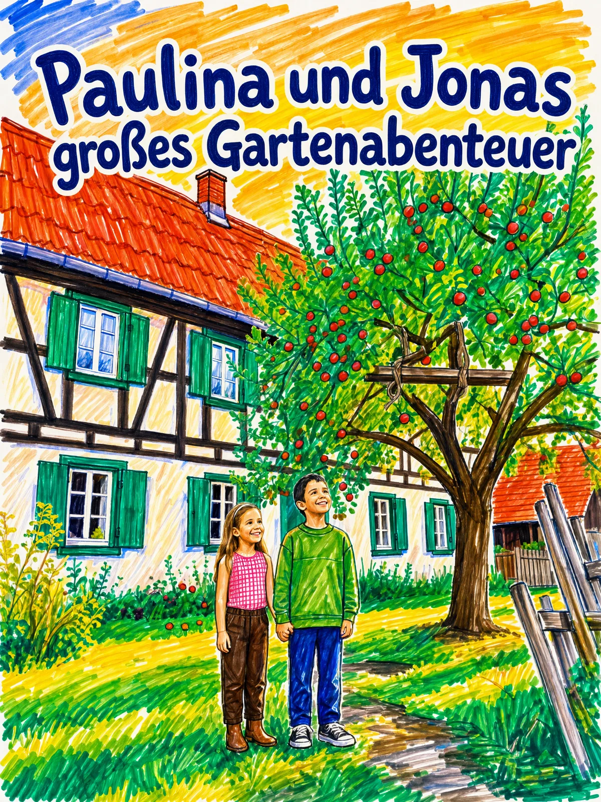 Cover von „Paulina und Jonas großes Gartenabenteuer“