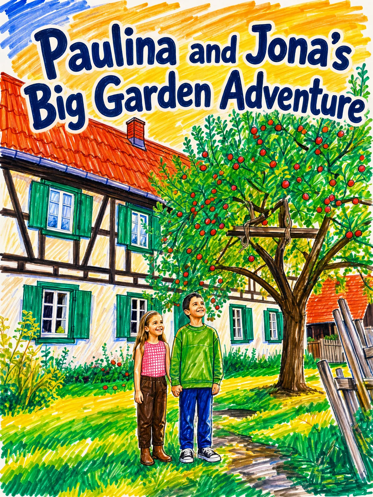 Cover of “Paulina and Jona's Big Garden Adventure”