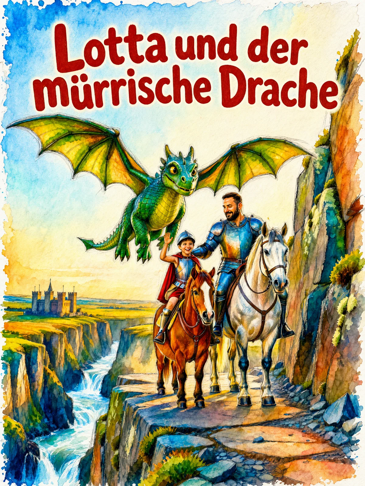 Cover von „Lotta und der mürrische Drache“