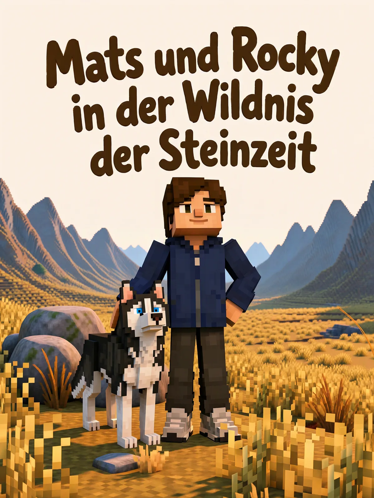 Cover von „Mats und Rocky in der Wildnis der Steinzeit“